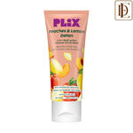 Plix Peaches & Lemon 3-in-1 Detan Face Wash, Scrub & Mask