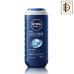 NIVEA MEN Body Wash, Cool Kick with Refreshing Icy MENthol, Shower Gel for Body, Face & Hair