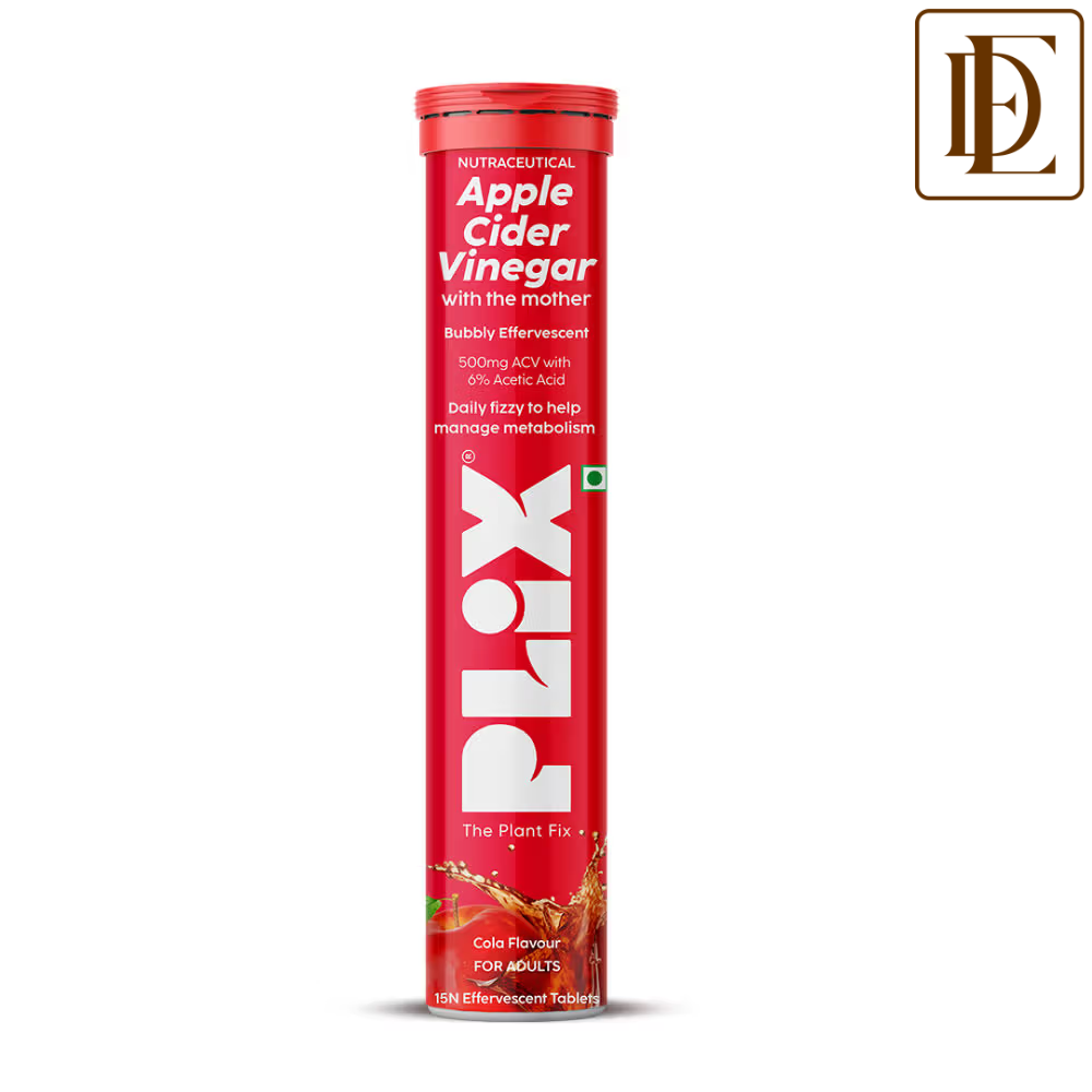 Plix Apple Cider Vinegar Effervescent Tablets - Cola
