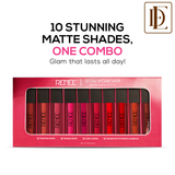 RENEE Stay Forever Matte Liquid Lipstick Gift Set For Women, Waterproof & Smudge-Proof