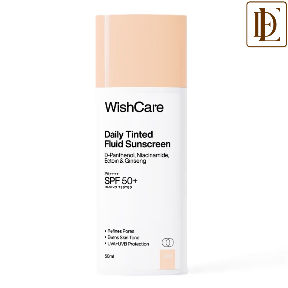 Wishcare Daily Fluid Tinted Sunscreen SPF50PA++++