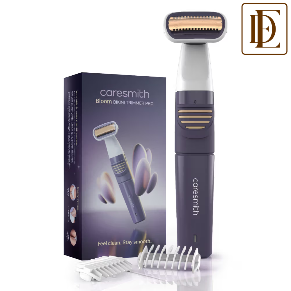 Caresmith Bloom Bikini Electric Painless Hair Remover Trimmer - Purple