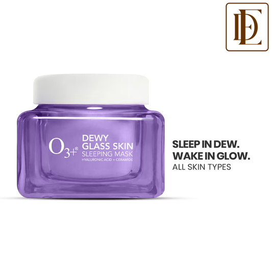 O3+ Dewy Glass Skin Sleeping Mask With Hyaluronic Acid And Ceramides