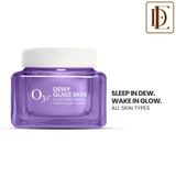 O3+ Dewy Glass Skin Sleeping Mask With Hyaluronic Acid And Ceramides