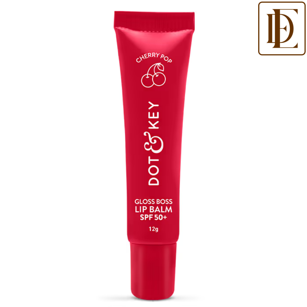 Dot & Key Gloss Boss Brightening Lip Balm SPF 50+ PA+++, With Vitamin C + E,Watermelon Cool