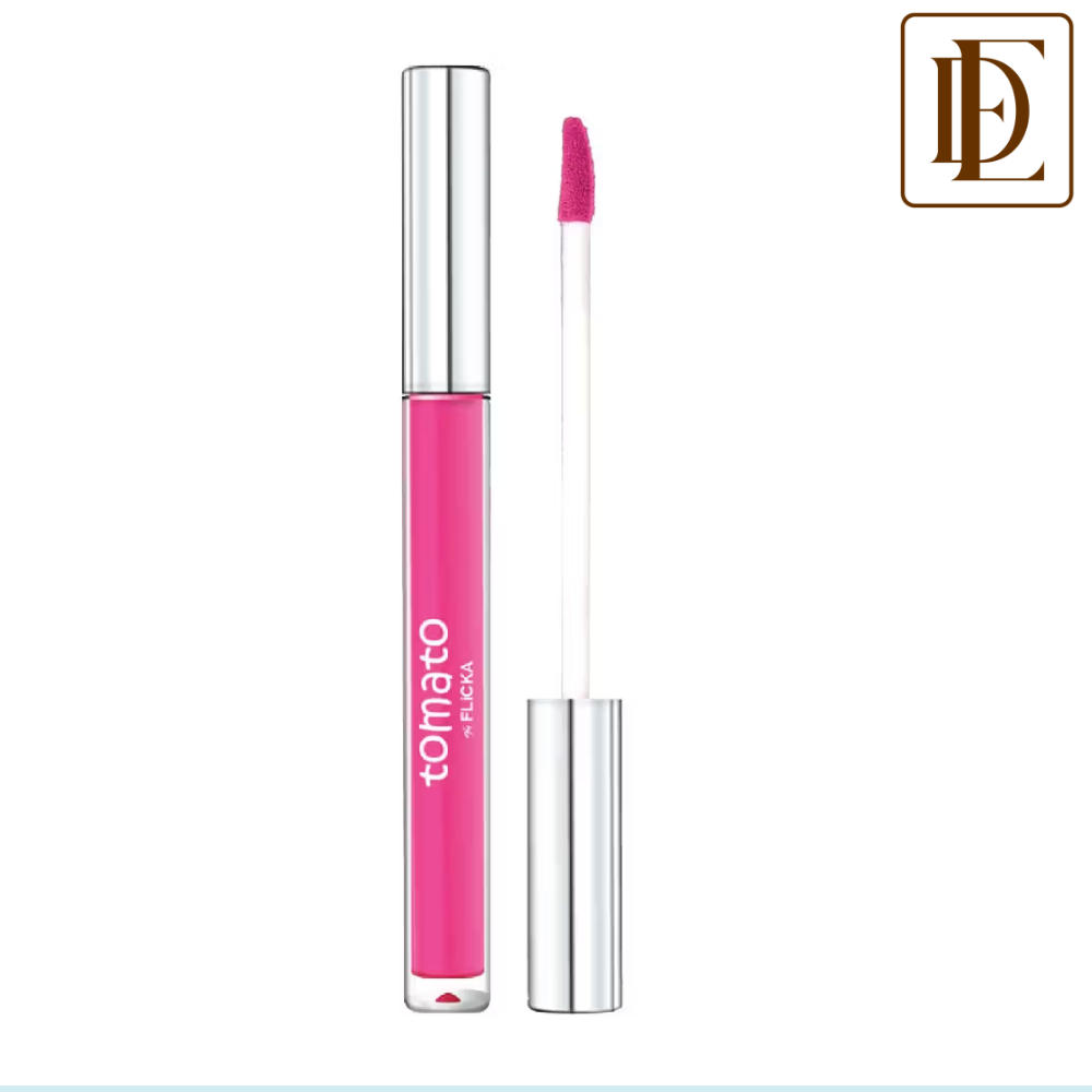 Flicka Tomato Liquid Lipstick Rich Matte Long Lasting Intense Pigment Smudgeproof