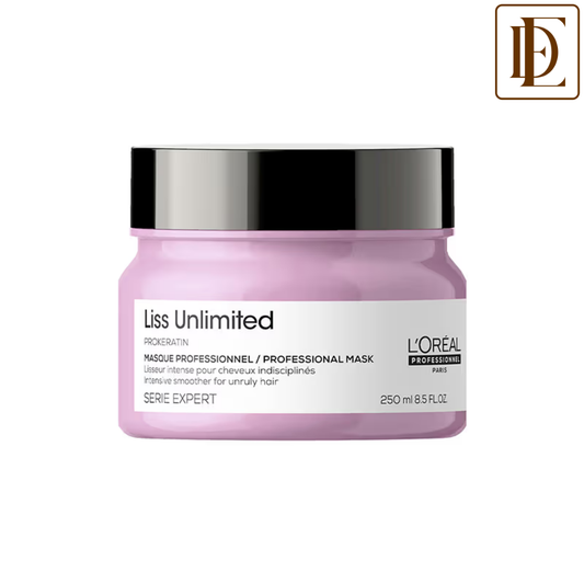 L'Oréal Professionnel Liss Unlimited Mask, Upto 96 hours of frizz control, With Pro-Keratin