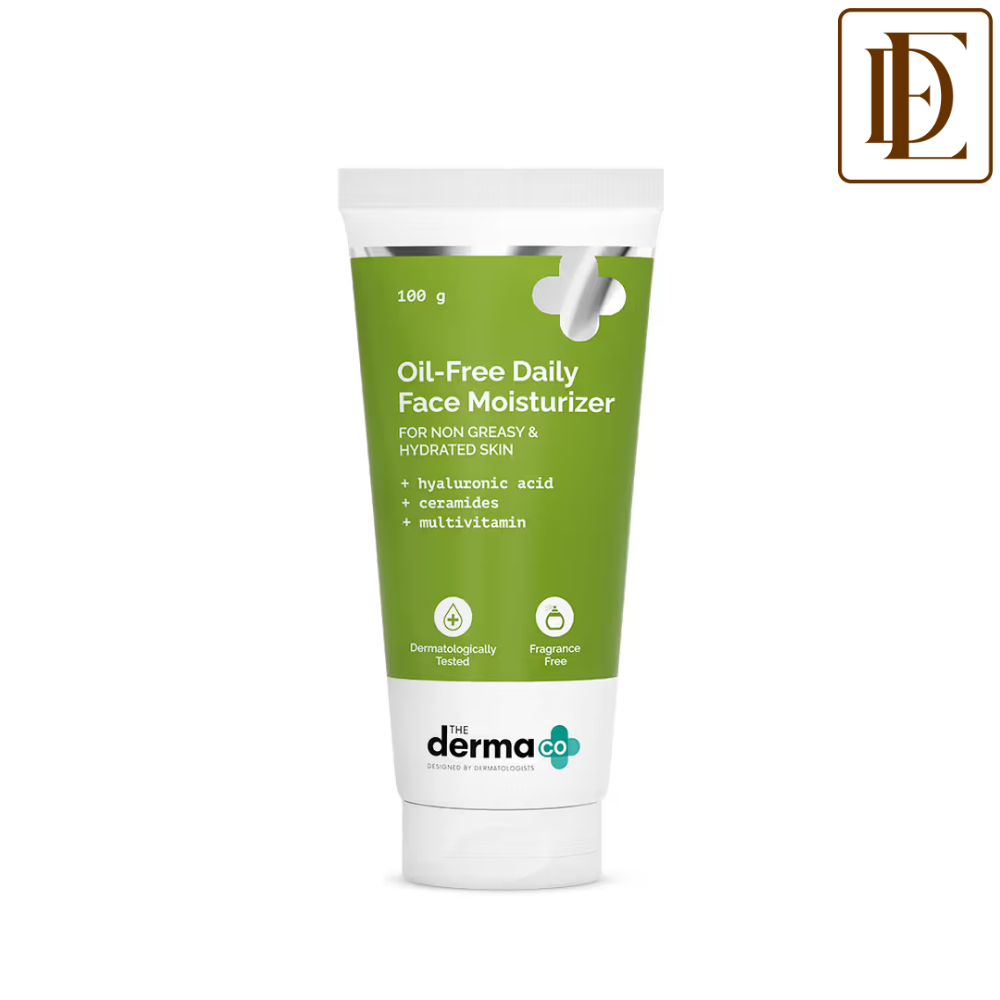 The Derma Co Oil-free Daily Face Moisturizer With Hyaluronic Acid Ceramides For Hydrated Skin