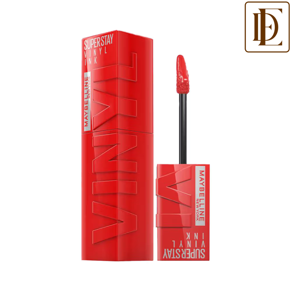 Maybelline New York Super Stay Vinyl Ink Liquid Lipstick, Instant Shine Lasts Up To 16H