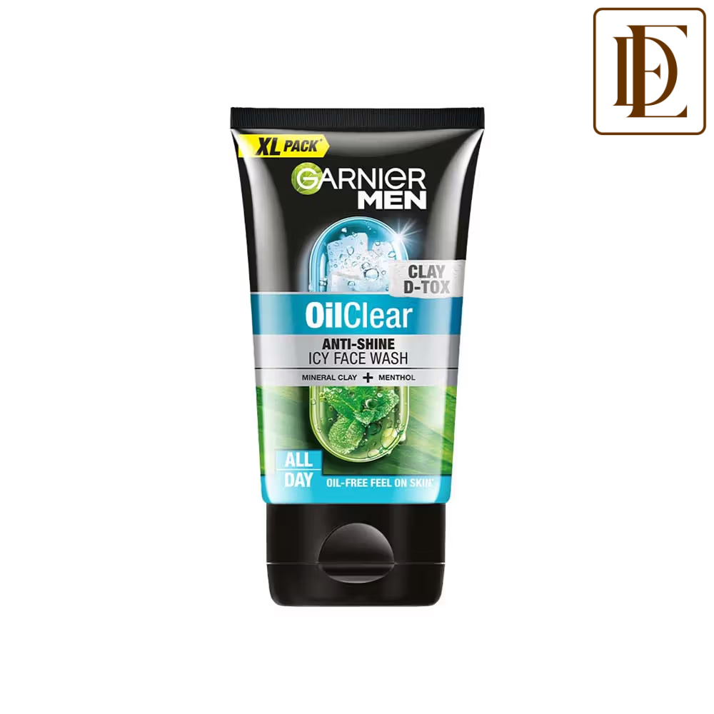 Garnier Men Oil Clear Clay D - Tox Facewash