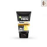 Garnier Men Turbo Bright Double Action Face Wash, Deep Cleansing Anti Pollution Face Wash