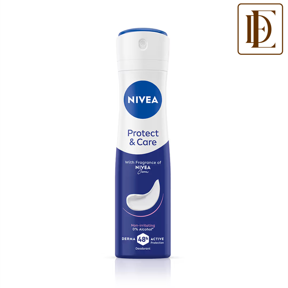 NIVEA WoMEN Deodorant, Protect & Care, Non-Irritating & 48h Protection with NIVEA Creme Fragrance