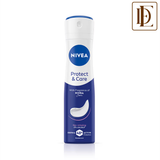 NIVEA WoMEN Deodorant, Protect & Care, Non-Irritating & 48h Protection with NIVEA Creme Fragrance