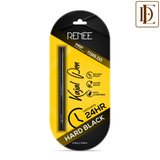 RENEE Hard Black Smudge-Proof & Waterproof Kajal Pen With Sharpener, Long-Lasting Up To 24 Hours