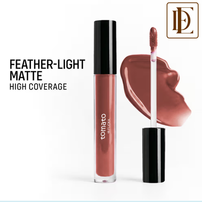 Flicka Tomato Liquid Lipstick Rich Matte Long Lasting Intense Pigment Smudgeproof