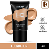 Insight Cosmetics Hd Foundation, Dewy Weightless Finish, Waterproof & Long Wear