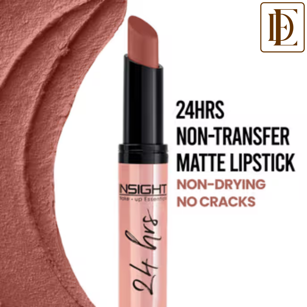 Insight Cosmetics 24 Hrs Non Transfer Matte Lipstick, Creamy Texture Matte Finish, Waterproof