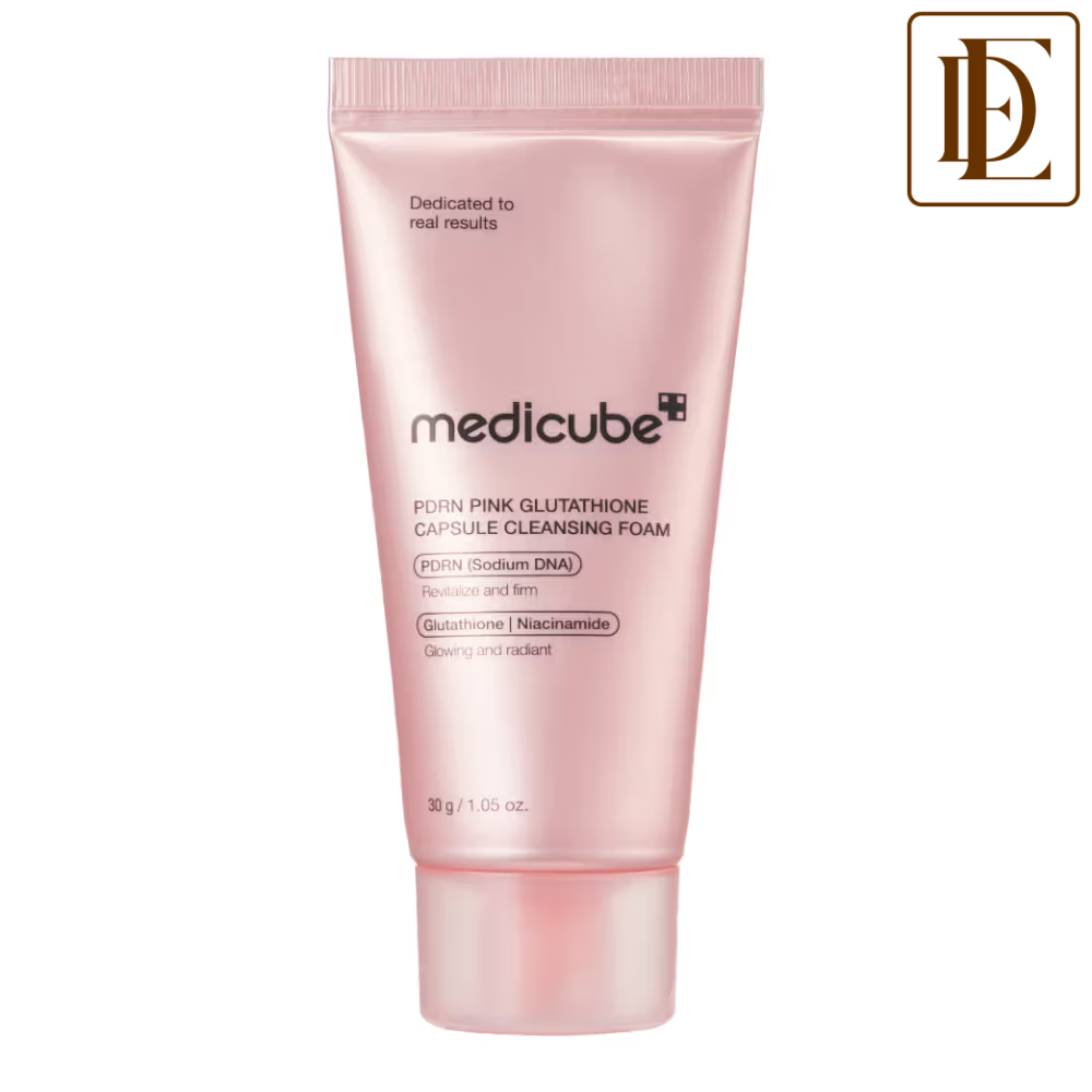Medicube PDRN Pink Glutathione Capsule Cleansing Foam