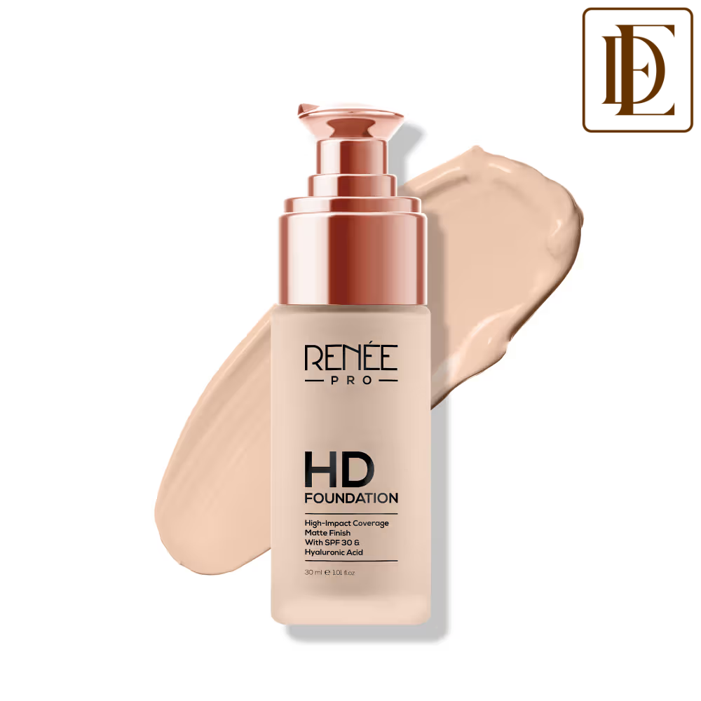 RENEE PRO HD Matte Foundation Weightless & Long Lasting, Highly Blendable with SPF15
