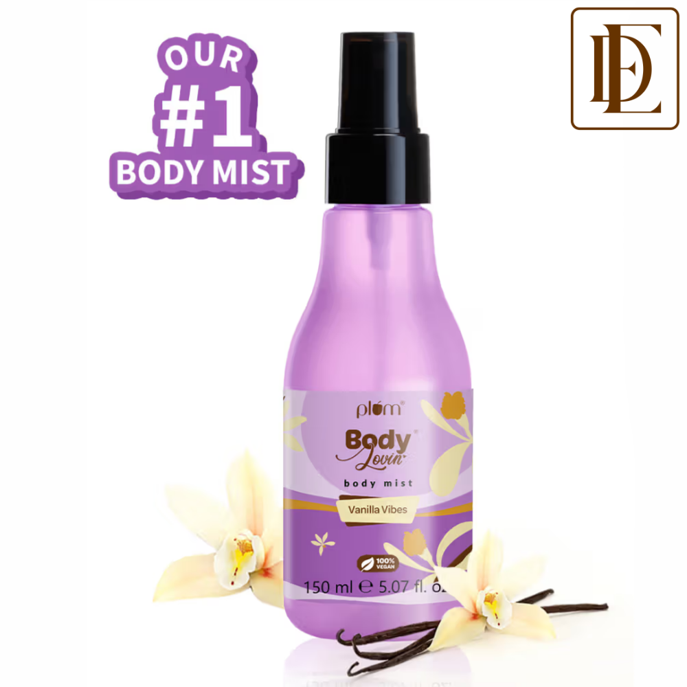 Plum BodyLovin Vanilla Vibes Body Mist For A Long Lasting Vanilla Fragrance