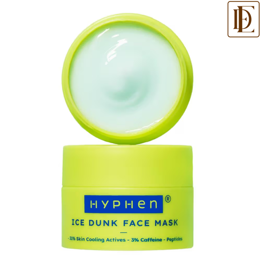 Hyphen Ice Dunk Cooling Face Mask - 31% Cooling Actives, 3% Caffeine - Instant Depuff