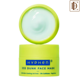 Hyphen Ice Dunk Cooling Face Mask - 31% Cooling Actives, 3% Caffeine - Instant Depuff