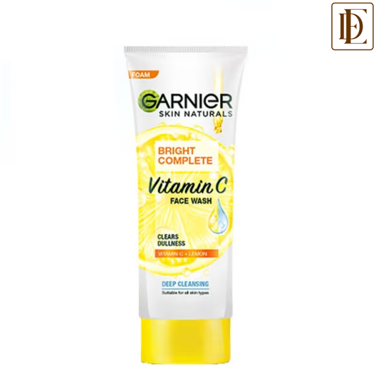 Garnier Vitamin C Face Wash for Brighter Skin Cleanses Skin & Removes Impurities