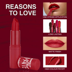 Insight Cosmetics Matte Lipstick, 1 Stroke Application, Long Lasting