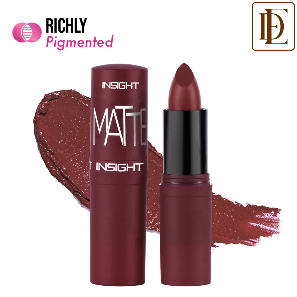 Insight Cosmetics Matte Lipstick, 1 Stroke Application, Long Lasting