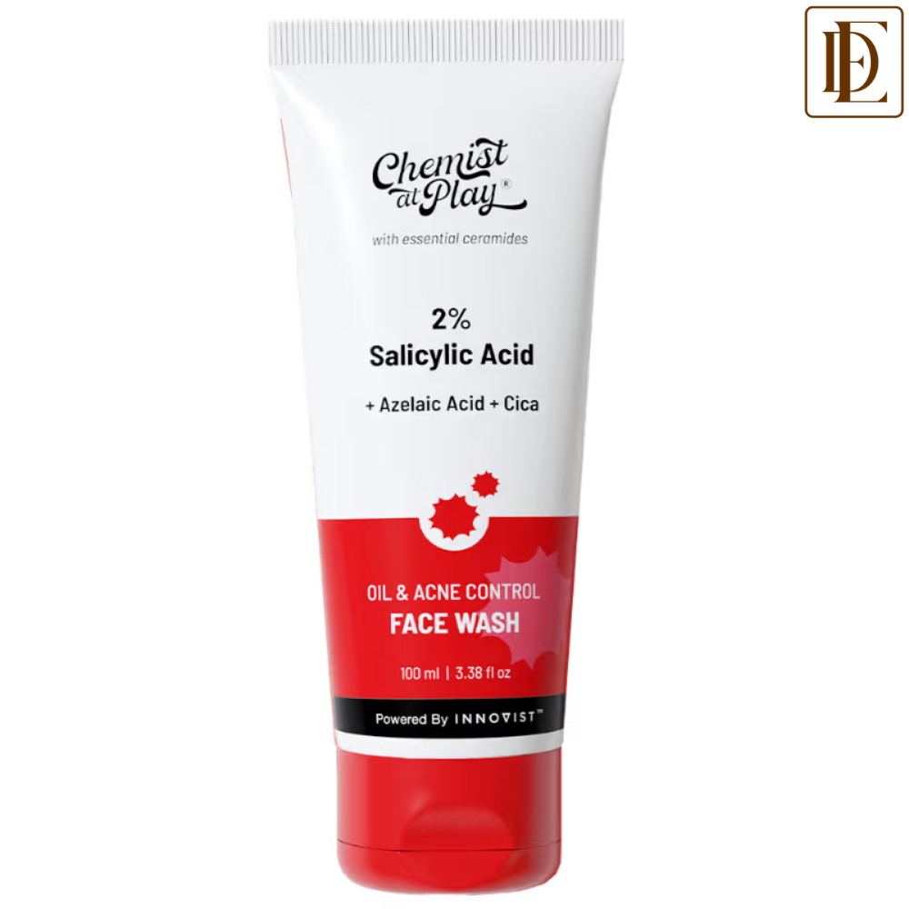 Chemist at Play 2% Salicylic Acid Face Wash For Oily Skin with Niacinamide Oil Cleanser for Face