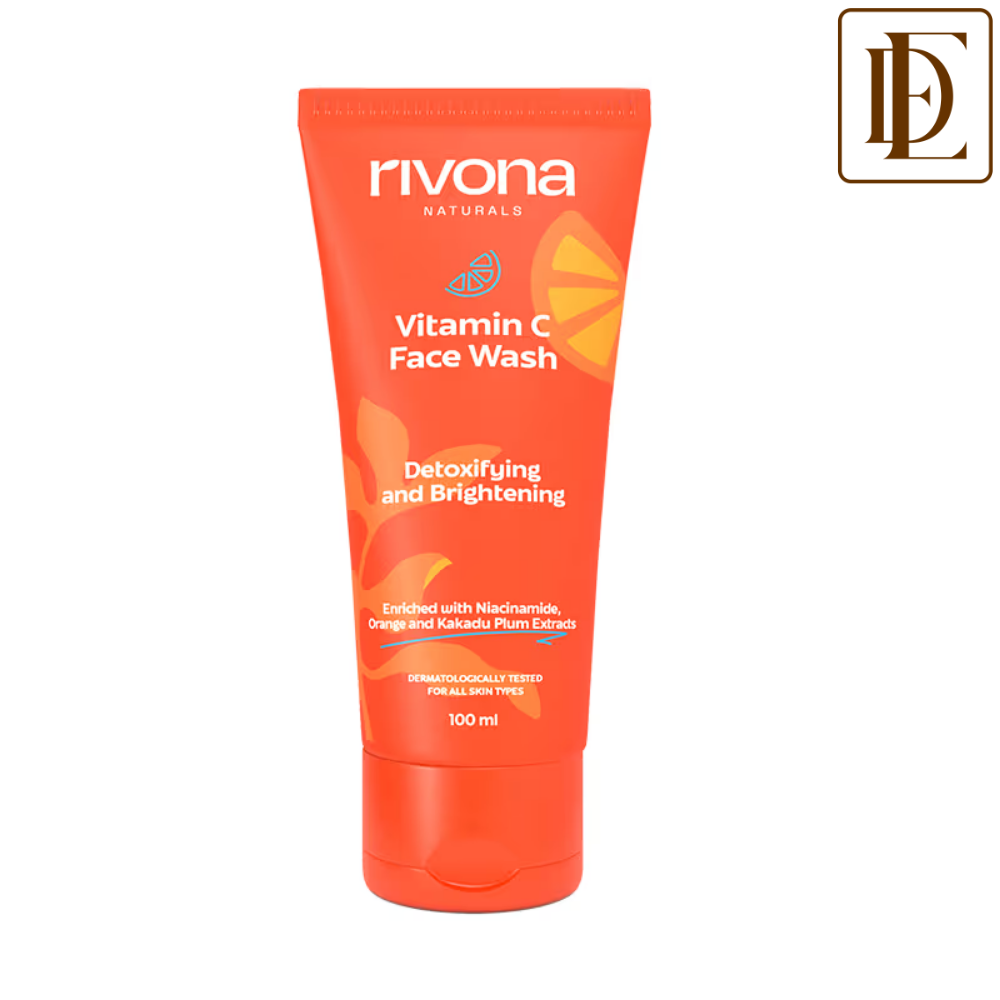 Rivona Naturals Vitamin C Face Wash With Niacinamide For Brightening And Glowing Skin