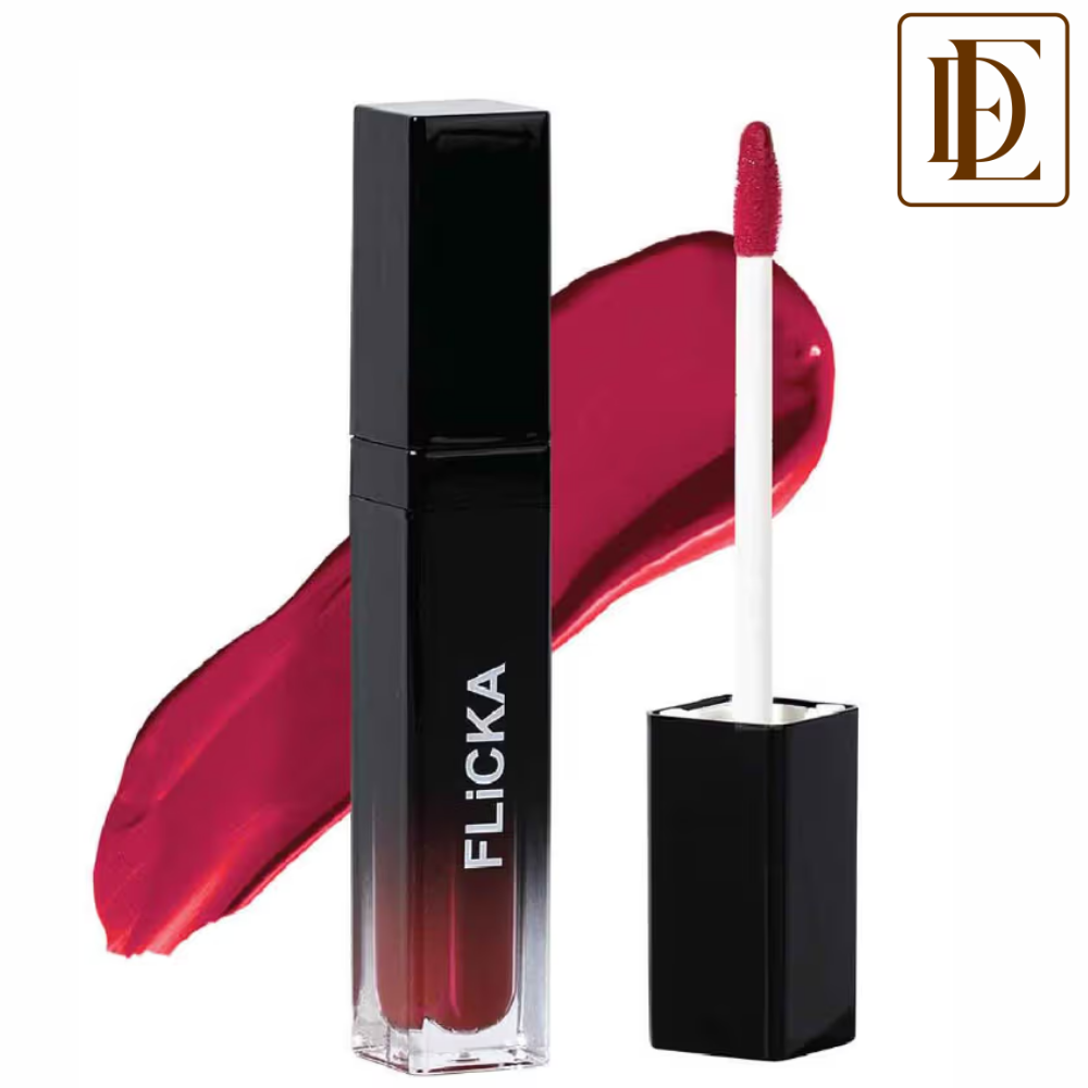 FLiCKA Set & Attack Liquid Lipstick Waterproof Easy Apply Intense Pigment