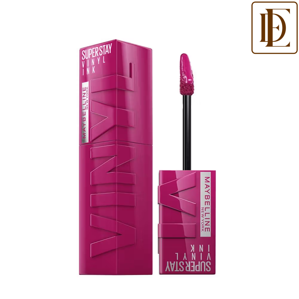 Maybelline New York Super Stay Vinyl Ink Liquid Lipstick, Instant Shine Lasts Up To 16H