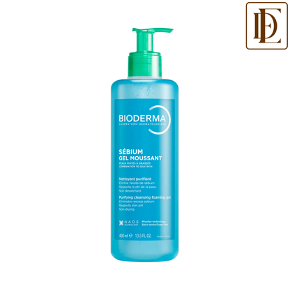 Bioderma Cleanser - Sebium Gel Moussant - Acne Defence Cleanser For Oily Acne Prone Skin