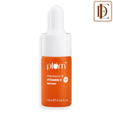 Plum Mandarin & 15% Vitamin C Glow Face Serum Dermat Tested To Fight Dark Spots & Dull Skin