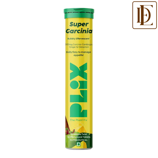 PLIX Garcinia Cambogia Effervescent Tablets Advanced Weight Loss Drink with Ginger and Cinnamon