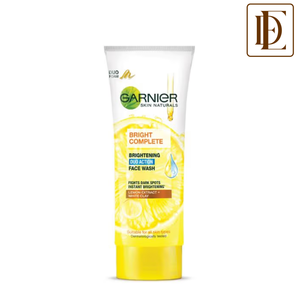 Garnier Bright Complete Brightening Duo Action Face Wash