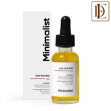 Minimalist 25% AHA + 5% PHA + 2% BHA Exfoliating Peel Solution For Instant Glow & Soft Skin