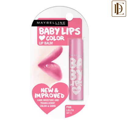 Maybelline New York Baby Lips Color Lip Balm with SPF 11 Up To 24H Moisture