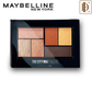 Maybelline New York New City Mini Eyeshadow Palette, Shimmery and Metallic Finish