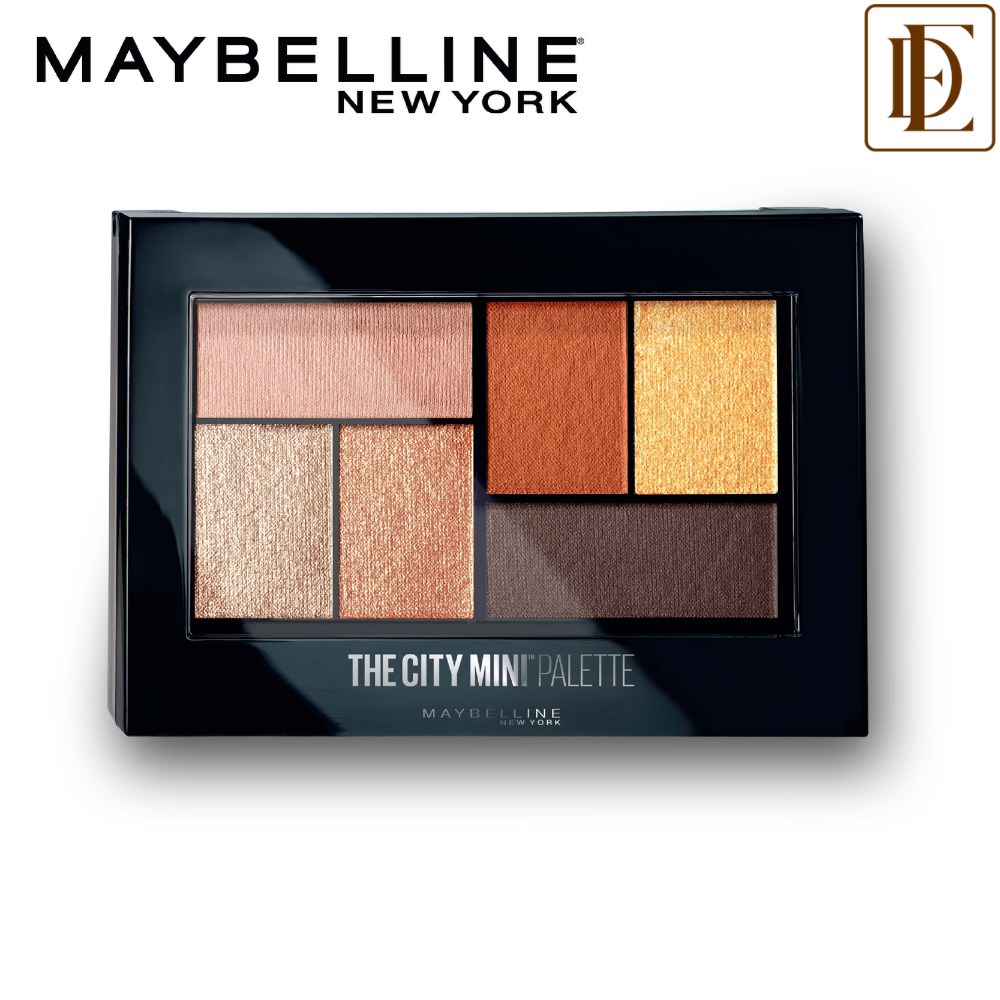 Maybelline New York New City Mini Eyeshadow Palette, Shimmery and Metallic Finish