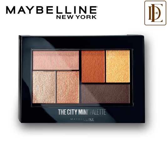 Maybelline New York New City Mini Eyeshadow Palette, Shimmery and Metallic Finish