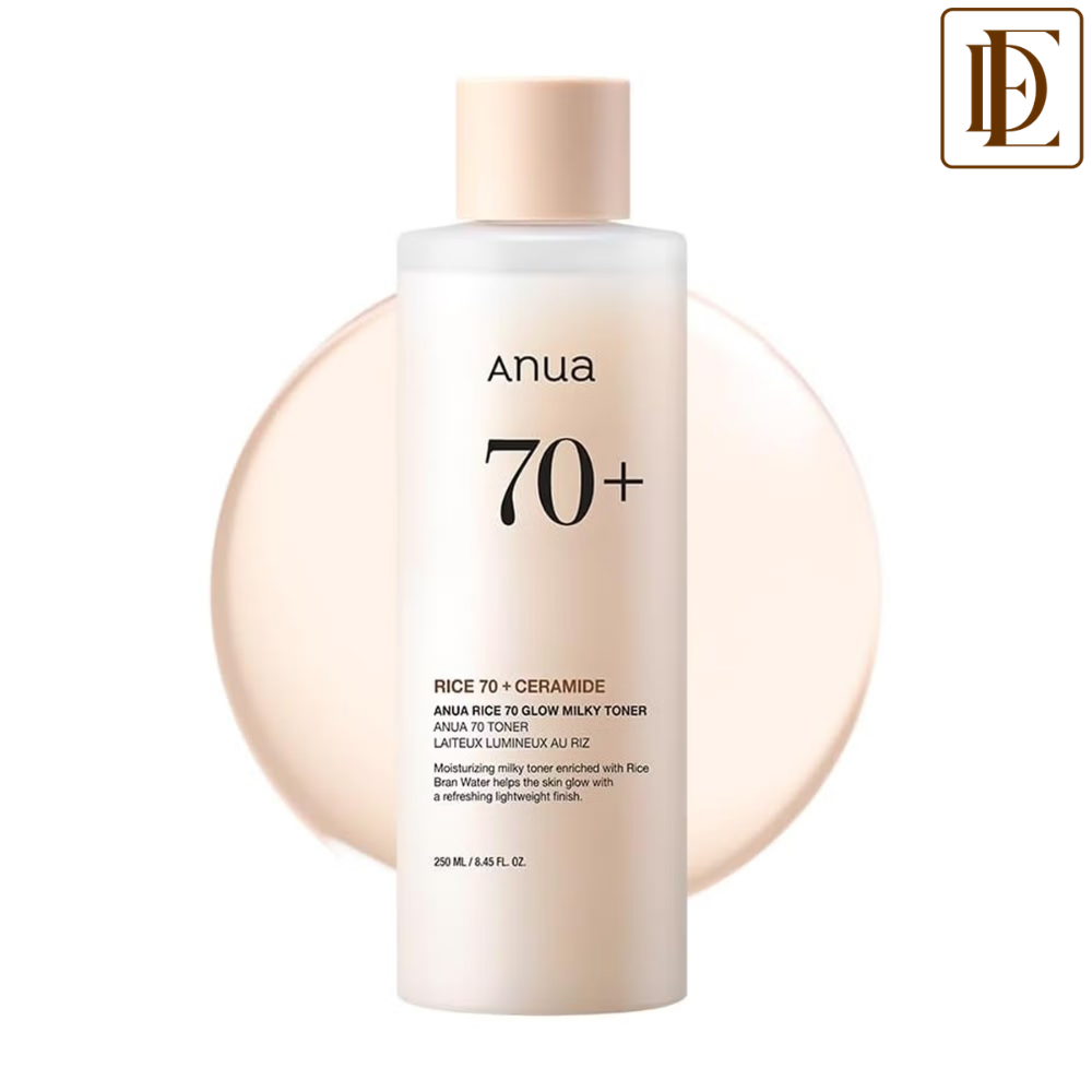Anua Rice 70 Glow Milky Toner with Niacinamide & Ceramide For Glass Skin & Healthy Skin Barrier