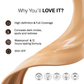 FLiCKA Flawless Femme HD Liquid Foundation Dewy Finish Long Lasting Medium High Coverage