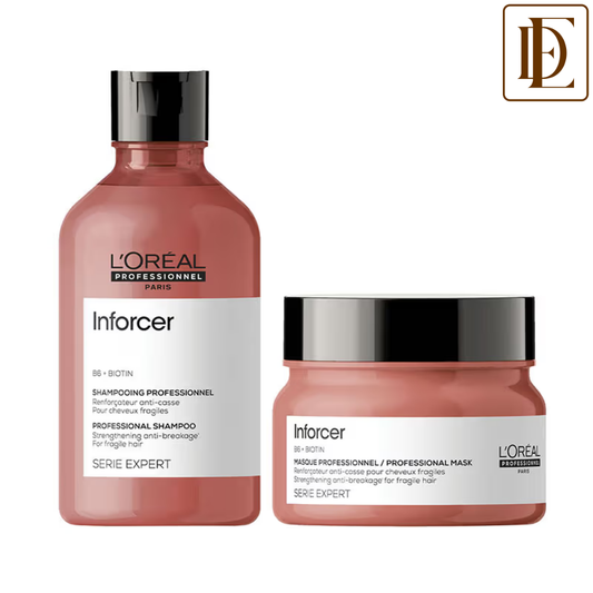 L'Oréal Professionnel Inforcer Strengthening Shampoo & Hair Mask Combo, Serie Expert