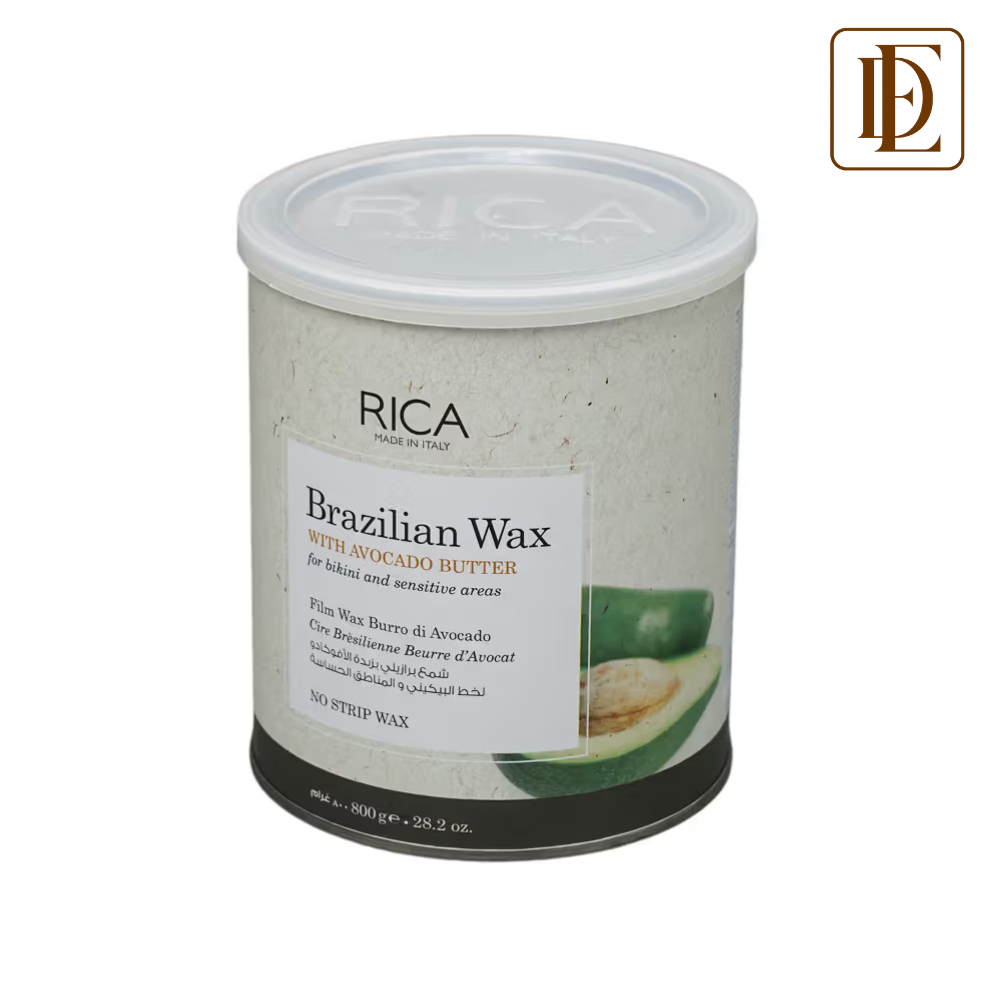 Rica Brazilian Stripless Wax For Sensitive Skin With Glyceryl Rosinate & Natural Beeswax