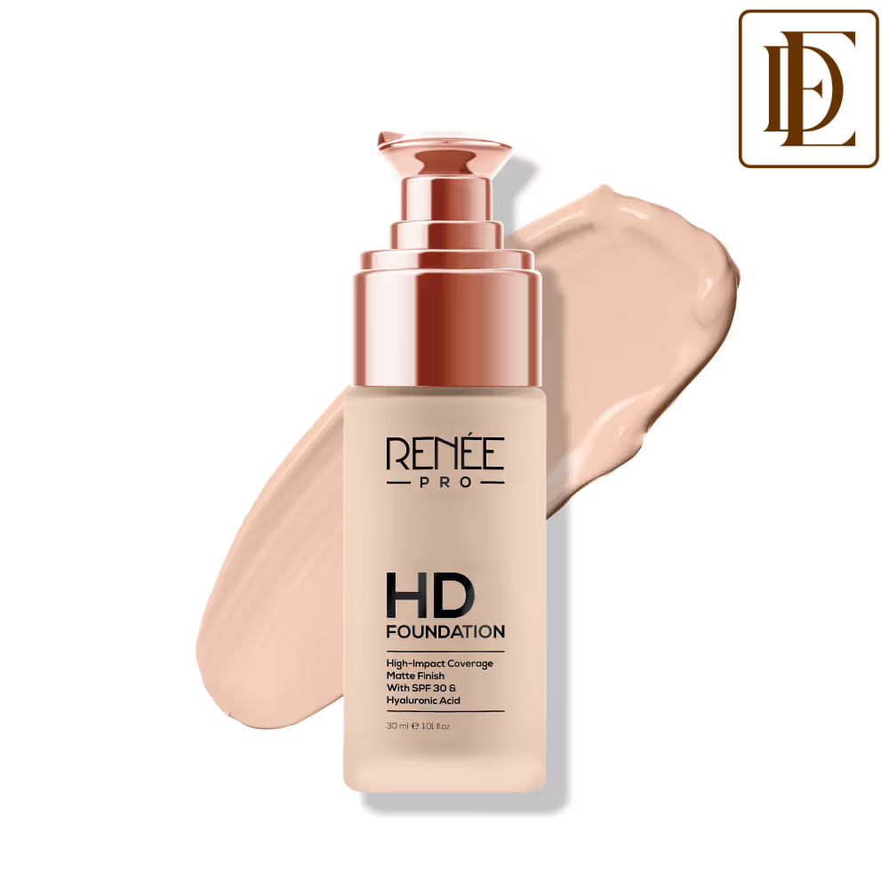 RENEE PRO HD Matte Foundation Weightless & Long Lasting, Highly Blendable with SPF15