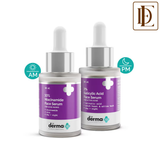 The Derma Co Anti Acne AM PM Regime Combo With Niacinamide(AM) And Salicylic Serum(PM) Serum