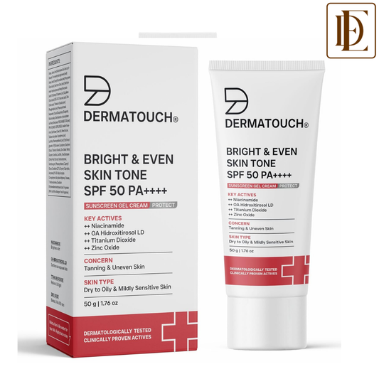 DERMATOUCH Bright & Even Skin Tone SPF 50 PA++++ Sunscreen Gel Cream