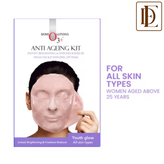 O3+ Anti Ageing Single Dose Facial Kit - Reduces Dark Spots, Fine Lines, and Wrinkles